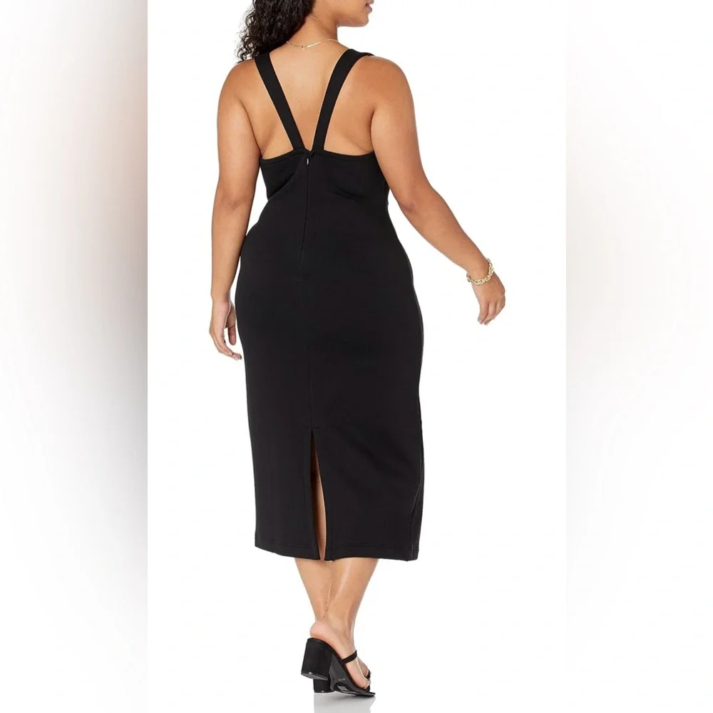 NWT Making the Cut Winning Look Andrea Solid Black Sleeveless Dress Size XL - Picture 3 of 14